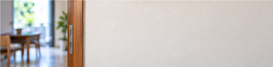 After: smooth, freshly patched wall